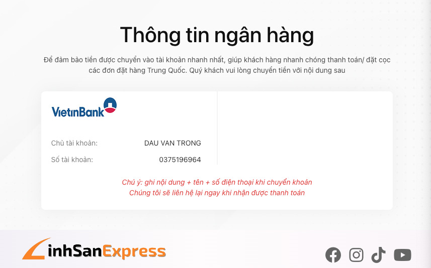 Thanh toán online qua ngân hàng