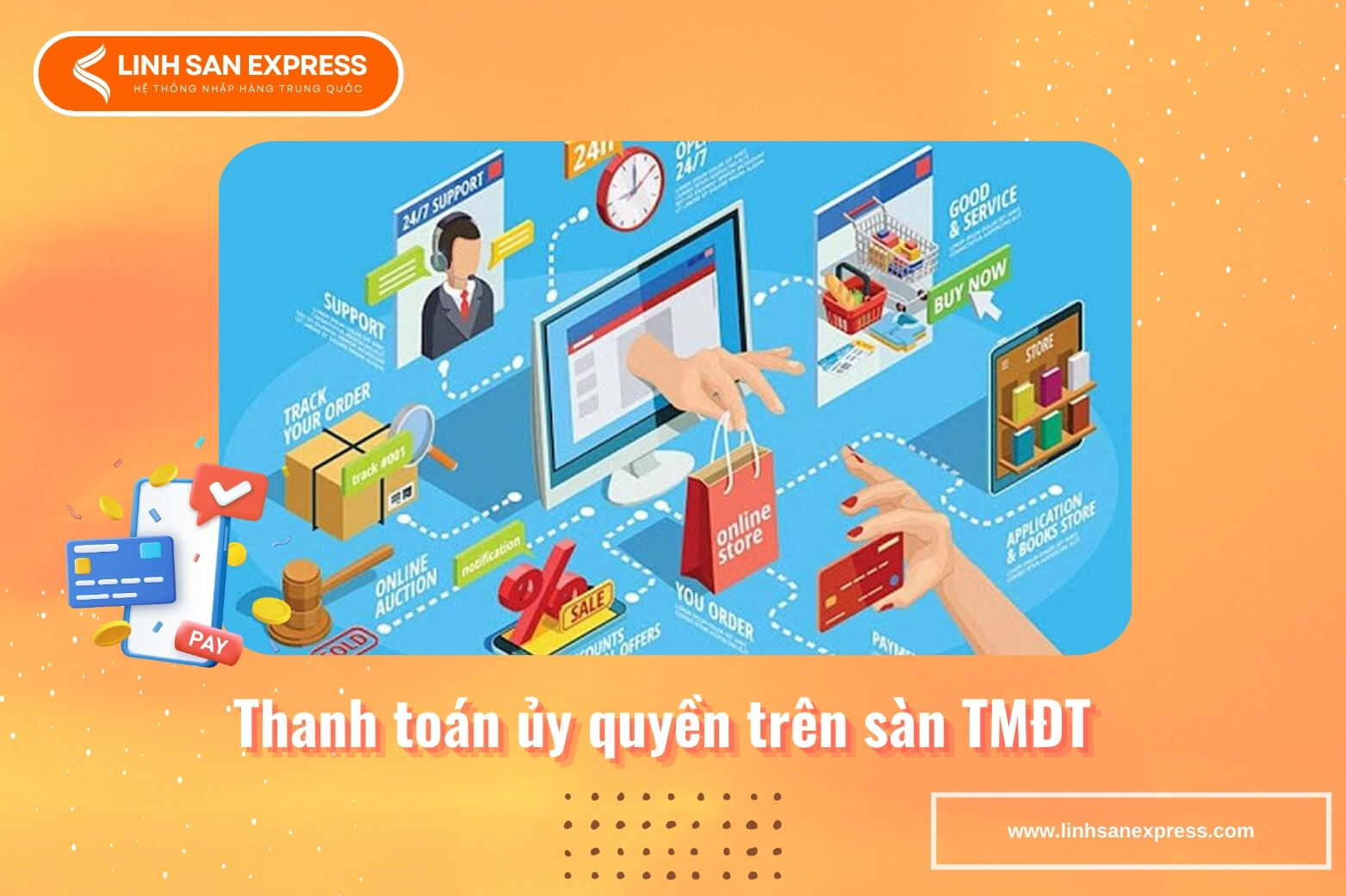 Thanh toán ủy quyền trên sàn TMĐT