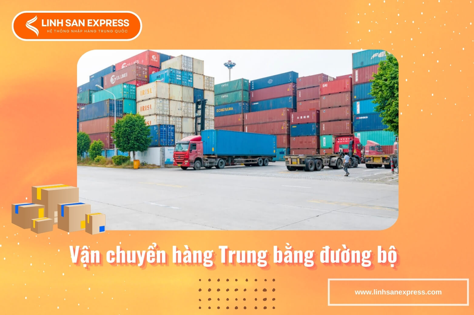 Vận chuyển hàng Trung bằng đường bộ