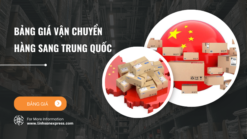 Bảng giá chuyển hàng sang Trung Quốc