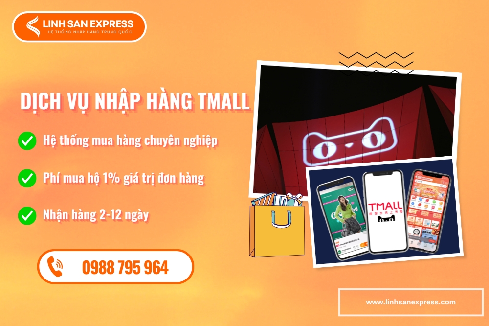 Dịch vụ nhập hàng Tmall về Việt Nam