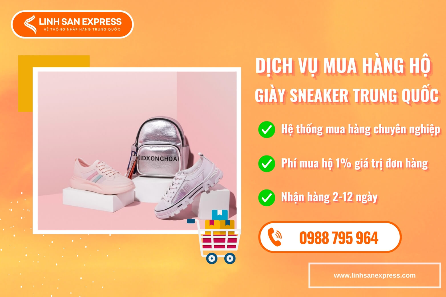 Dịch vụ mua giày sneaker nội địa Trung Quốc