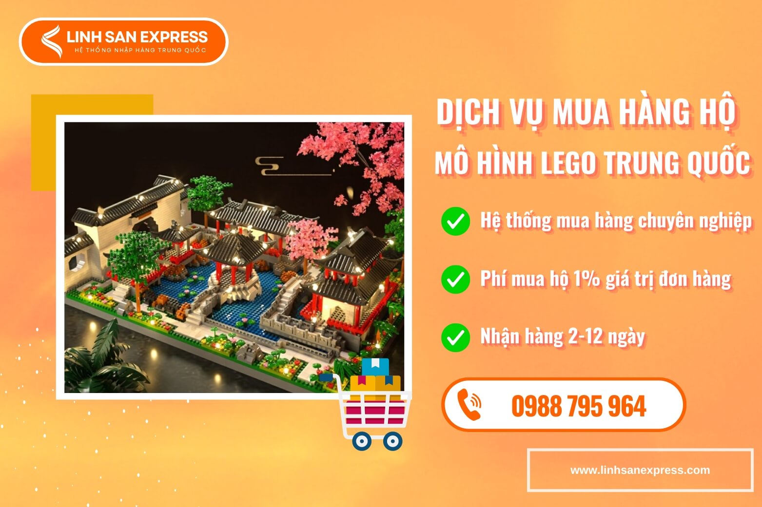 Dịch vụ mua hàng mô hình lego Trung Quốc